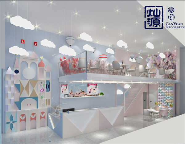 20平米奶茶店装修技巧效果图 20平米奶茶店装修技巧效果图