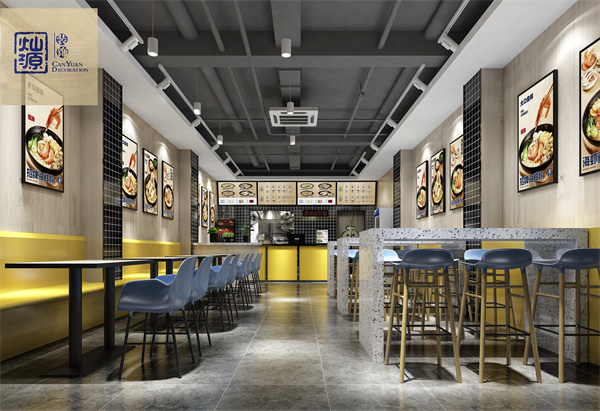 南宁工装装修公司粉店设计装修案例效果图 南宁工装装修公司粉店设计装修案例效果图