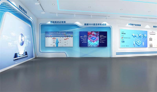 南宁企业展厅设计装修效果图—灿源装饰 南宁企业展厅设计装修效果图—灿源装饰