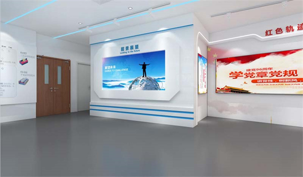 南宁企业展厅设计装修效果图—灿源装饰 南宁企业展厅设计装修效果图—灿源装饰