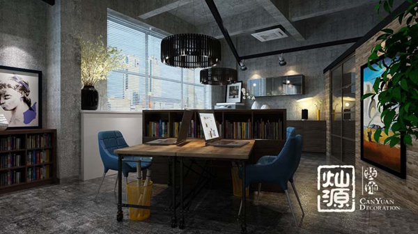 工业风办公室设计装修效果图—灿源装饰 工业风办公室设计装修效果图—灿源装饰