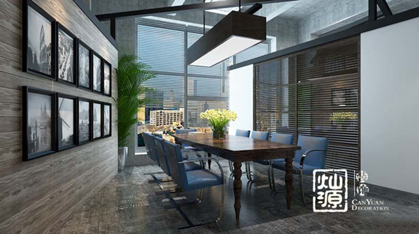 工业风办公室装修效果图—灿源装饰 工业风办公室装修效果图—灿源装饰