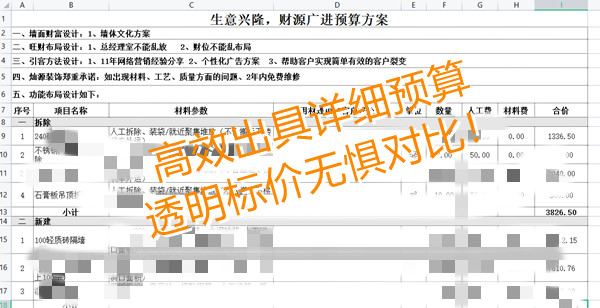 南宁市装饰公司预算报价—灿源装饰 南宁市装饰公司预算报价—灿源装饰